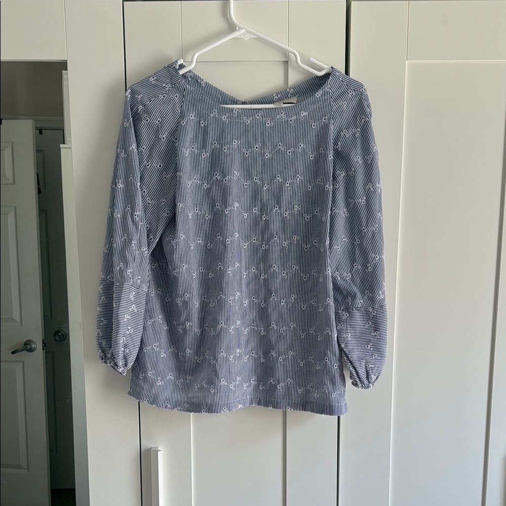 Loft Puffy Sleeve Blouse